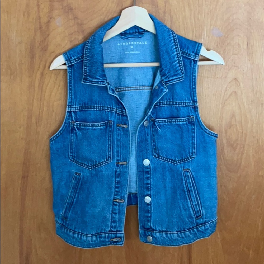 Denim vest